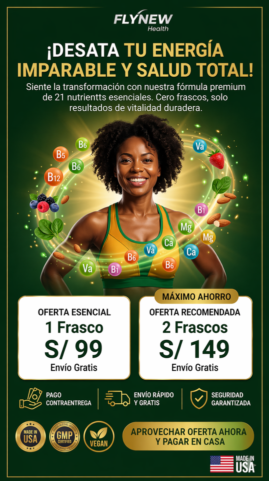 FLYNEW 21 VITAMINAS Y MINERALES 👉 MÁS ENERGÍA, MÁS DEFENSAS Y BIENESTAR TOTAL EN TU DÍA 💚
