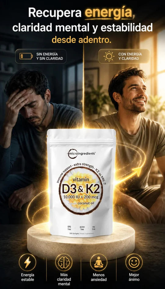 🦴✨ RECUPERA TU MOVILIDAD CON D3 & K2 Y DISFRUTA CADA PASO SIN MOLESTIAS 🚶‍♂️💚