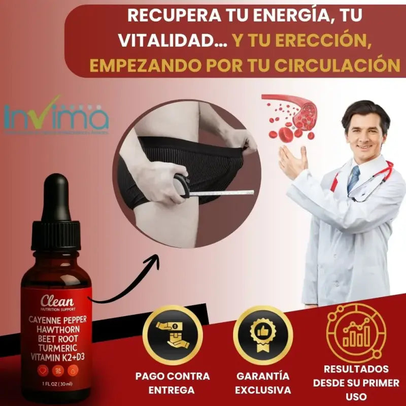 ❤️‍🔥 RECUPERA TU ENERGÍA, CIRCULACIÓN ,TU CONFIANZA Y VITALIDAD MASCULINA 💪
