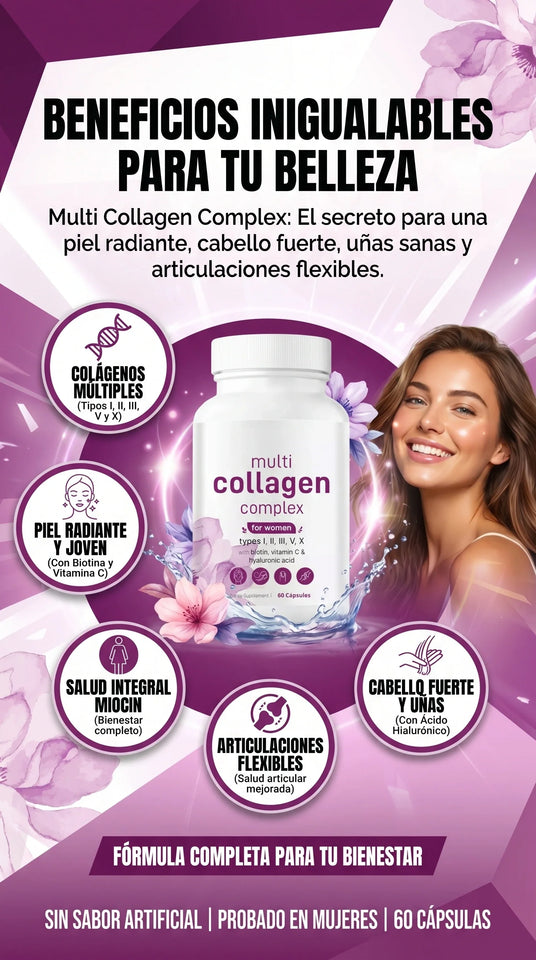 ✨ RECUPERA TU BELLEZA DESDE ADENTRO CON MULTI COLLAGEN COMPLEX FOR WOMEN 💜