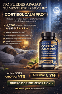 ✨ ¿ANSIEDAD, INSOMNIO O CANSANCIO CONSTANTE? RECUPERA TU CALMA MENTAL Y ENERGÍA DIARIA REGULANDO TU CORTISOL DE FORMA NATURAL 🌿