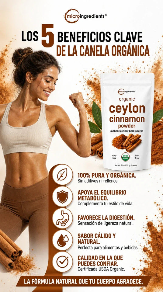🔥 REGULA TU BIENESTAR NATURALMENTE CON CANELA DE CEYLÁN PREMIUM☕🌱