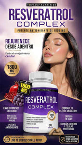 RESVERATROL COMPLEX ✨ REJUVENECE DESDE ADENTRO Y SIÉNTETE MEJOR CADA DÍA
